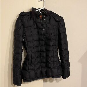 Black Quilted Puffer Jacket